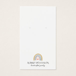 Typografie Regenboogregenboogcamera met juwelenver Visitekaartje