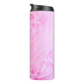 Typografie Roze Minimalistisch Modern Eenvoudig Mo Thermosbeker (Geroteerd rechts)