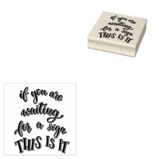 Typografie Rubberstempel (Gestempeld)