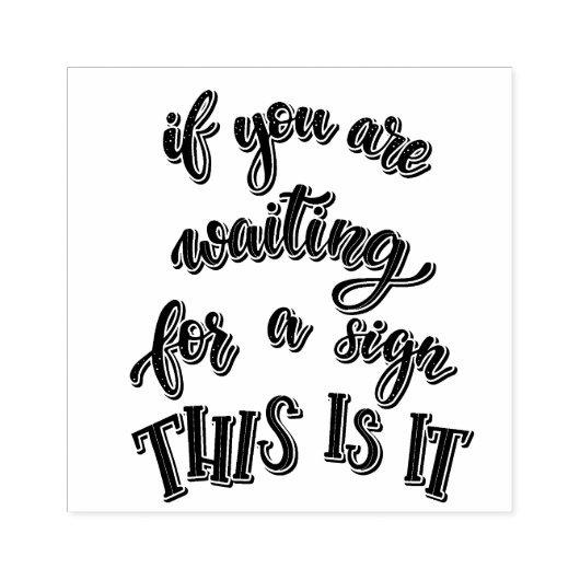 Typografie Rubberstempel (Afrduk)