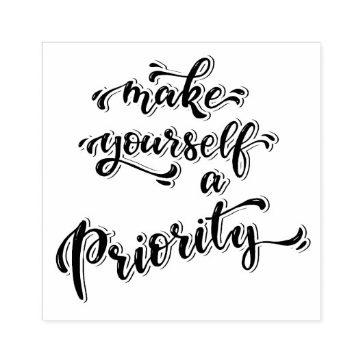 Typografie Rubberstempel (Afrduk)