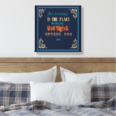 Typografie Rumi Quote - De wond Canvas Afdruk (Insitu (Slaapkamer))