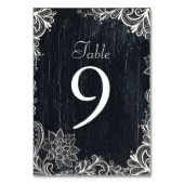  Typografie rustieke bruiloft krijtbord Kaart (Voorkant)