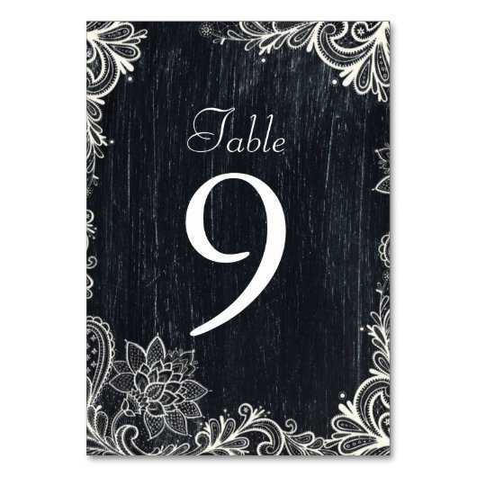  Typografie rustieke bruiloft krijtbord Kaart (Voorkant)