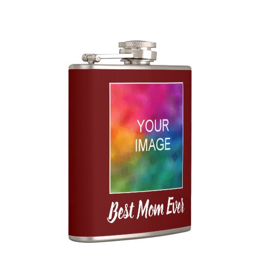 Typografie Script Beste Moeder Ooit Heupfles (Rechts)