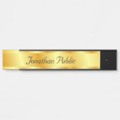 Typografie Script Gold Look Elegant Glamoureus Deurbordje (Voorkant)