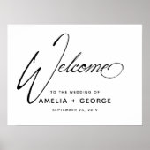 Typografie Script Natural Handwriting Poster (Voorkant)