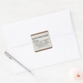 typografie Sla de datum ticket stickers (Envelop)