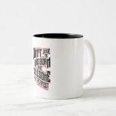 Typografie-Spruch Tweekleurige Koffiemok (Voorkant rechts)