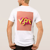 Typografie Stijl Trending Tri-Blend Shirt (Achterkant)