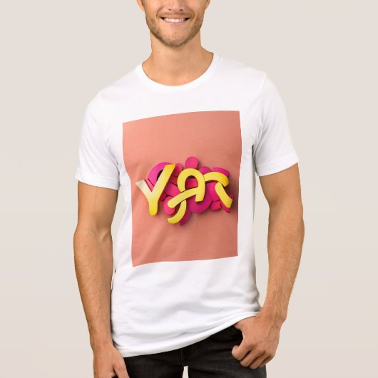 Typografie Stijl Trending Tri-Blend Shirt (Voorkant)
