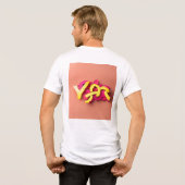 Typografie Stijl Trending Tri-Blend Shirt (Achterkant volledig)