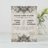 Typografie Stijlgravelettertypen Zwirlpleisters Kaart (Staand voorkant)