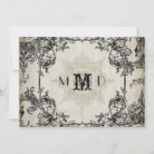 Typografie Stijlgravelettertypen Zwirlpleisters Kaart (Achterkant)