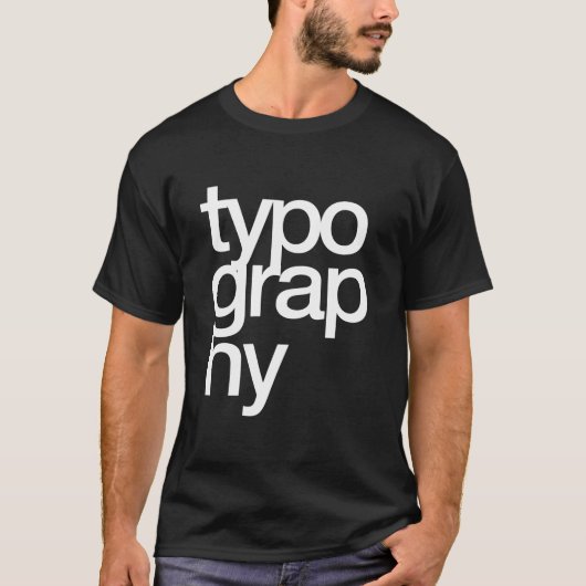 typografie t-shirt (Voorkant)