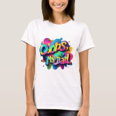 Typografie T-shirt Fun - Oeps, My Bad Design (Voorkant)