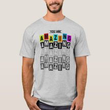 " Typografie T-shirt - Inspirerende Quotes
