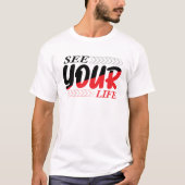 Typografie T-Shirt-ontwerp T-shirt (Voorkant)