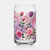 Typografie tekst bloemhart romantisch aquarel blikvorm glas (Links)