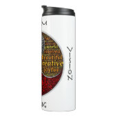 Typografie Thermosbeker (Geroteerd rechts)