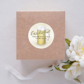 Typografie Trendy Script Oktoberfest Bier Ronde Sticker