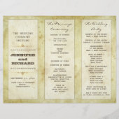  typografie-trouwprogramma's (Voorkant)