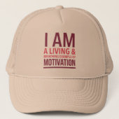 Typografie Trucker Hat Pet (Voorkant)