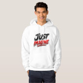 Typografie-trui met 'Gewoon Droom' Hoodie (Voorkant volledig)