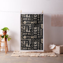 Typografie Upholstery Fabric