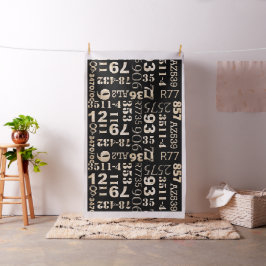 Typografie Upholstery Fabric Stof