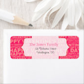 Typografie Valentijnsdag Stickers (Insitu)