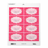 Typografie Valentijnsdag Stickers (Full Sheet)