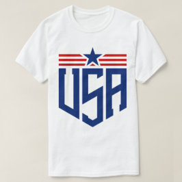 Typografie van Amerikaanse emblemen T-shirt
