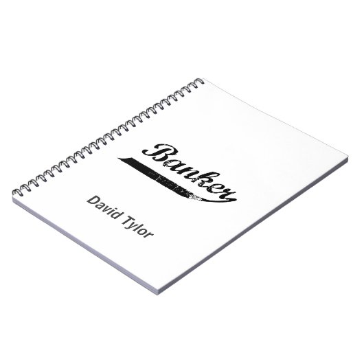 typografie van bankiers notitieboek (Linkerzijde)