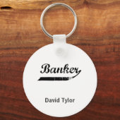 typografie van bankiers sleutelhanger (Voorkant)