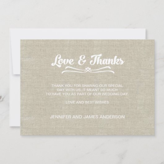 TYPOGRAFIE VAN BEDANKT EN VERLIES DANK U (Achterkant)