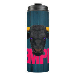 Typografie van Black Bull Thermosbeker