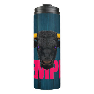 Typografie van Black Bull Thermosbeker