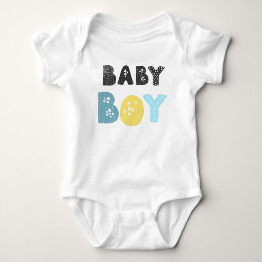 Typografie van Cute Baby Romper (Voorkant)