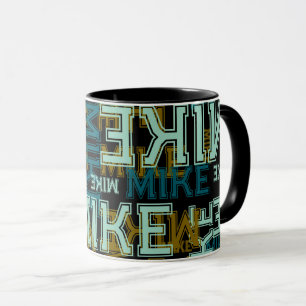 Typografie van de moderne Jouw naam Mok