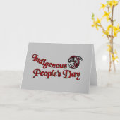 Typografie van de Rode Orca-typografie van de inhe Kaart (Gele Bloem)