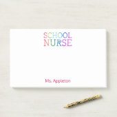 Typografie van de speciale Waterverf voor schoolve Post-it® Notes (Op bureau)