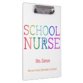 Typografie van de Waterverf van het schoolverpleeg Klembord (Rechts)