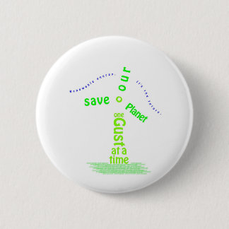 Typografie van de windmolen ronde button 5,7 cm