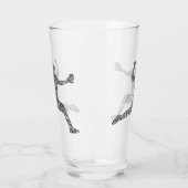 Typografie van de Word Art van honkbal Pitcher Glas (Links)