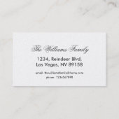 Typografie van Dubai City UAE-vlag Visitekaartje (Achterkant)