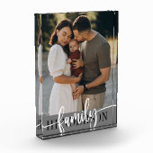 Typografie van familiefoto fotoblokken (Links)