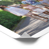 Typografie van familierendrong fotocollage poster (Hoek)