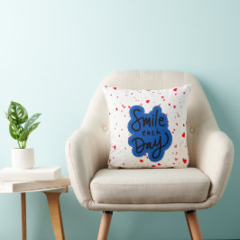 Typografie van glimlach kussen