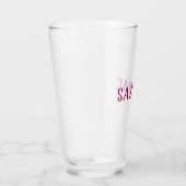  typografie van grote sazerische cocktail glas (Rechts)